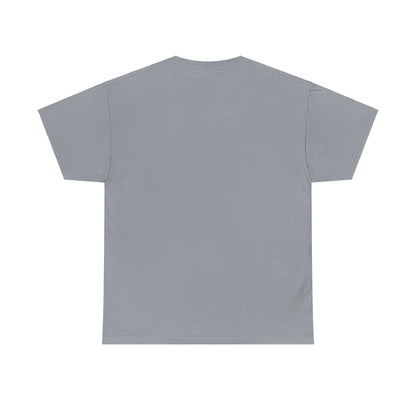 Back view of Unisex Snake T-Shirt in light grey, showcasing classic design with comfortable cotton fabric.