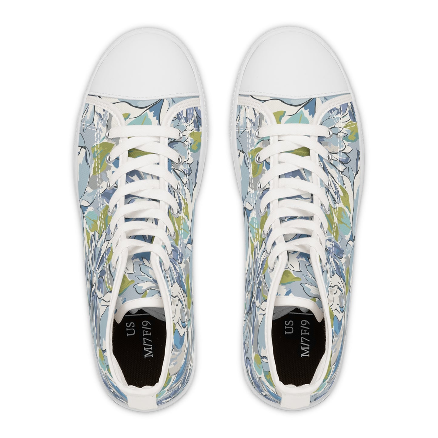 Women's Floral High Top SneakersStep into luxury with our Women's Floral High Top Sneakers. These sophisticated and exclusive shoes combine fashion and comfort with their floral design and high top silhouette. Elevate any outfit with these elegant sneaker