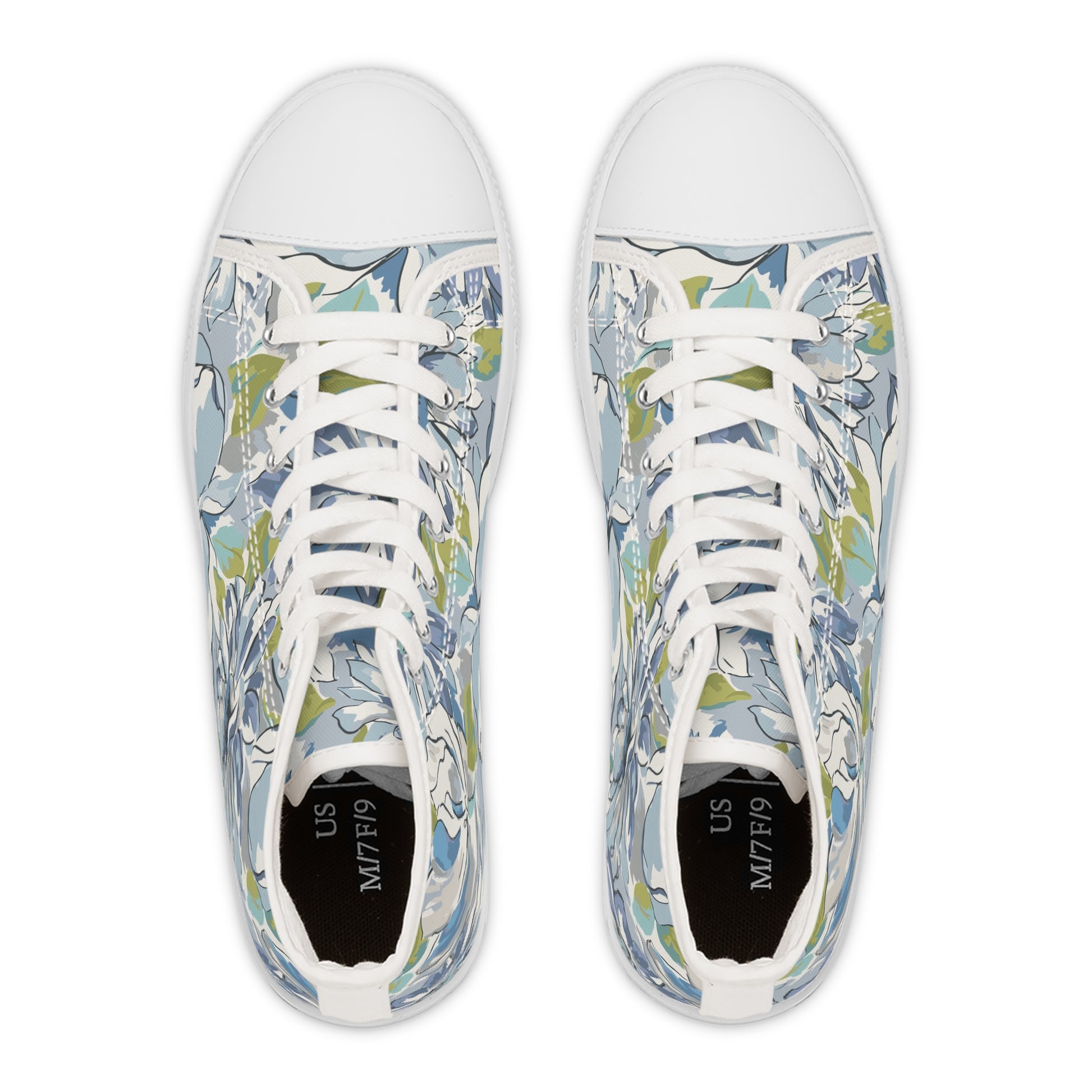 Women's Floral High Top SneakersStep into luxury with our Women's Floral High Top Sneakers. These sophisticated and exclusive shoes combine fashion and comfort with their floral design and high top silhouette. Elevate any outfit with these elegant sneaker