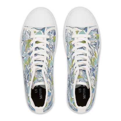 Women's Floral High Top SneakersStep into luxury with our Women's Floral High Top Sneakers. These sophisticated and exclusive shoes combine fashion and comfort with their floral design and high top silhouette. Elevate any outfit with these elegant sneaker