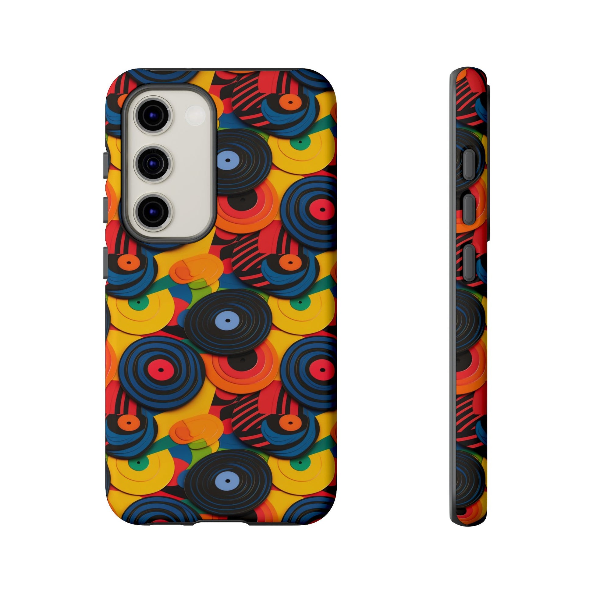 Colourful Vinyl Record Phone Case  