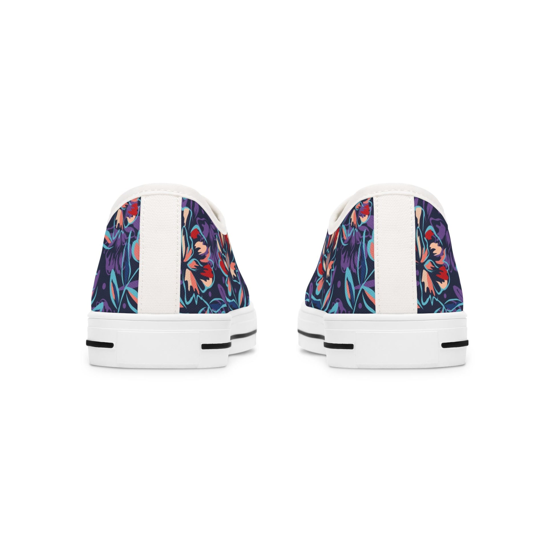 Women's Green Floral Low Top SneakersStep into spring with our luxurious Women's Green Floral Low Top Sneakers. These sneakers feature a beautiful floral design, perfect for adding a touch of elegance to any outfit. The low top design offers both style an