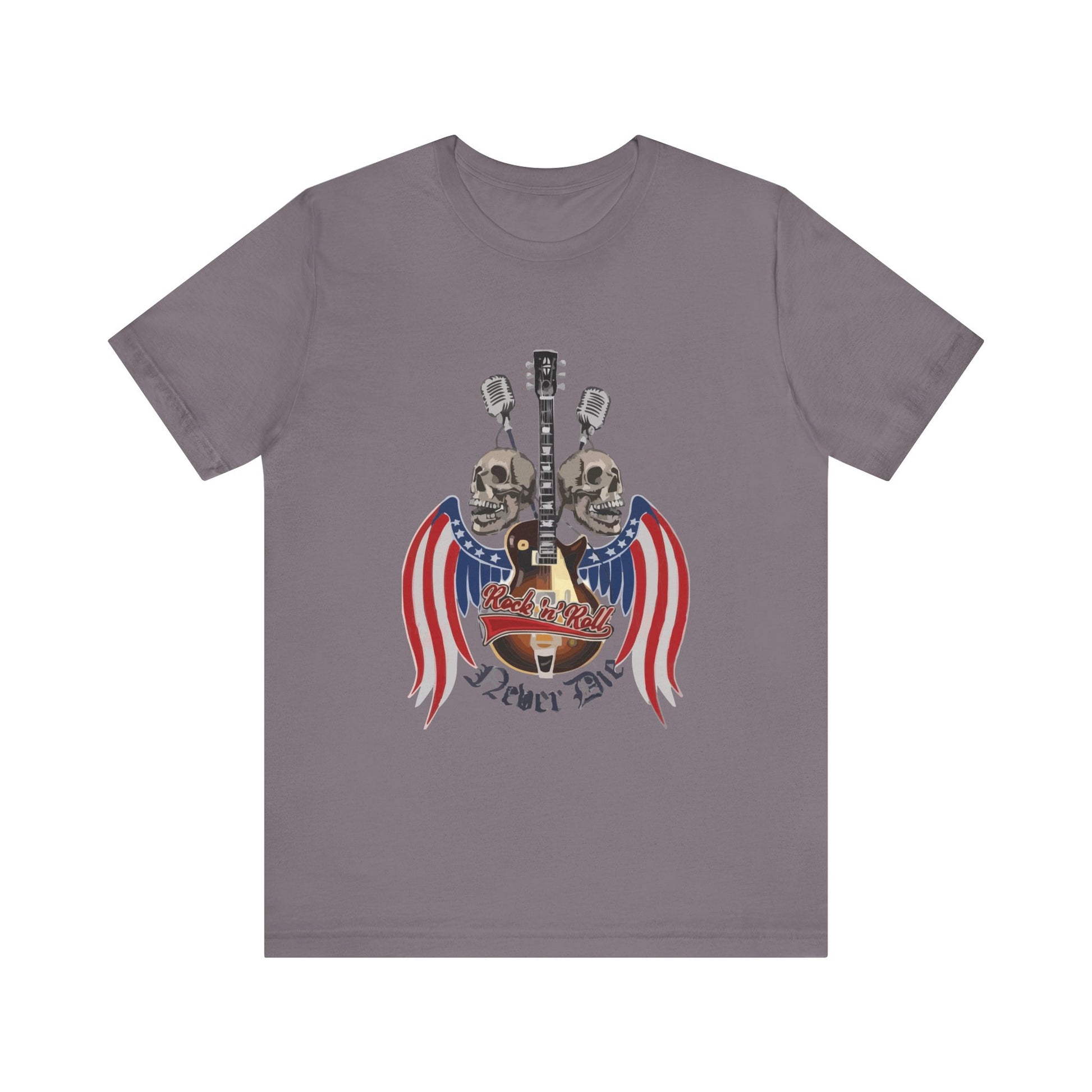 Men`s Rock and Roll Skull Tee  