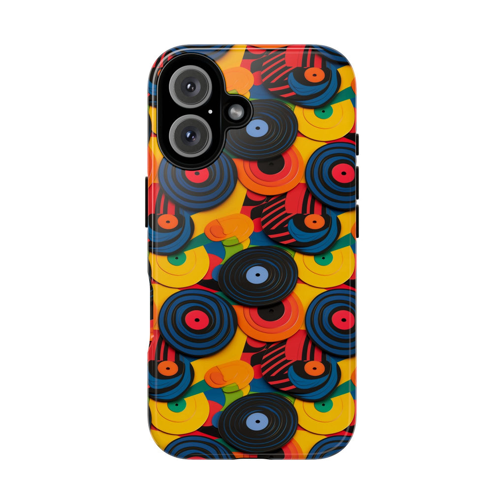 Colourful Vinyl Record Phone Case  