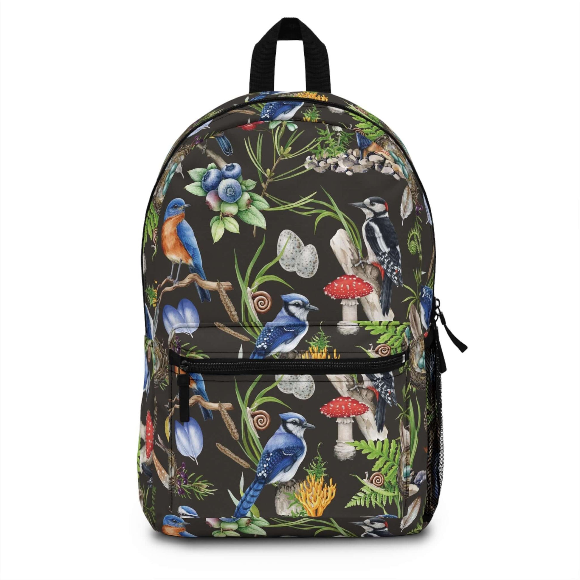 Blue Tit Bird BackpackIntroducing our Blue Tit Bird Backpack, a stylish and practical accessory for the fashion-forward nature lover. With its vibrant blue colour and intricate bird design, this backpack is sure to turn heads. Stay organized and on-trend