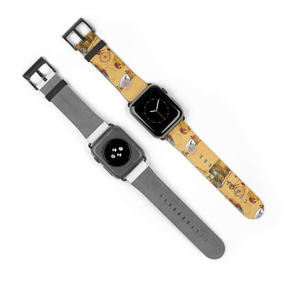 Vintage Transport Apple Watch BandMake a stylish statement with our Vintage Transport Apple Watch Band. Crafted from high-quality materials, this band features a unique and elegant transport design that will elevate your look. Perfect for the fashion-forw