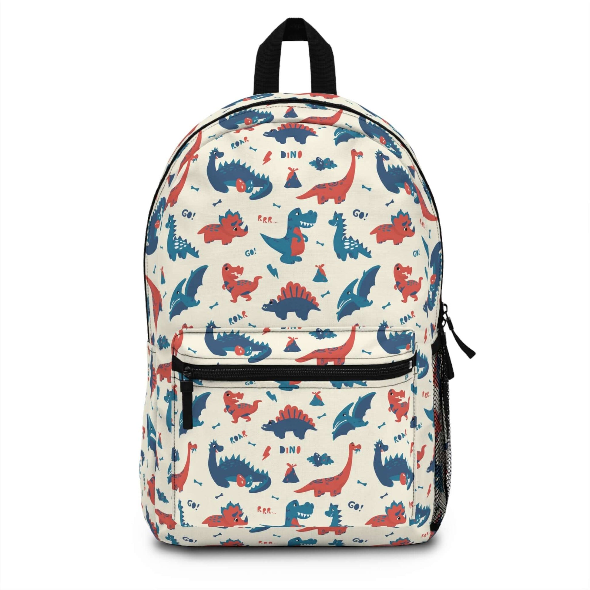 Cute Dinosaur BackpackThis adorable dinosaur backpack is perfect for any young adventurer. With its vibrant colors and spacious compartments, it's ideal for storing school supplies or snacks for a day trip. The durable material and comfortable straps make