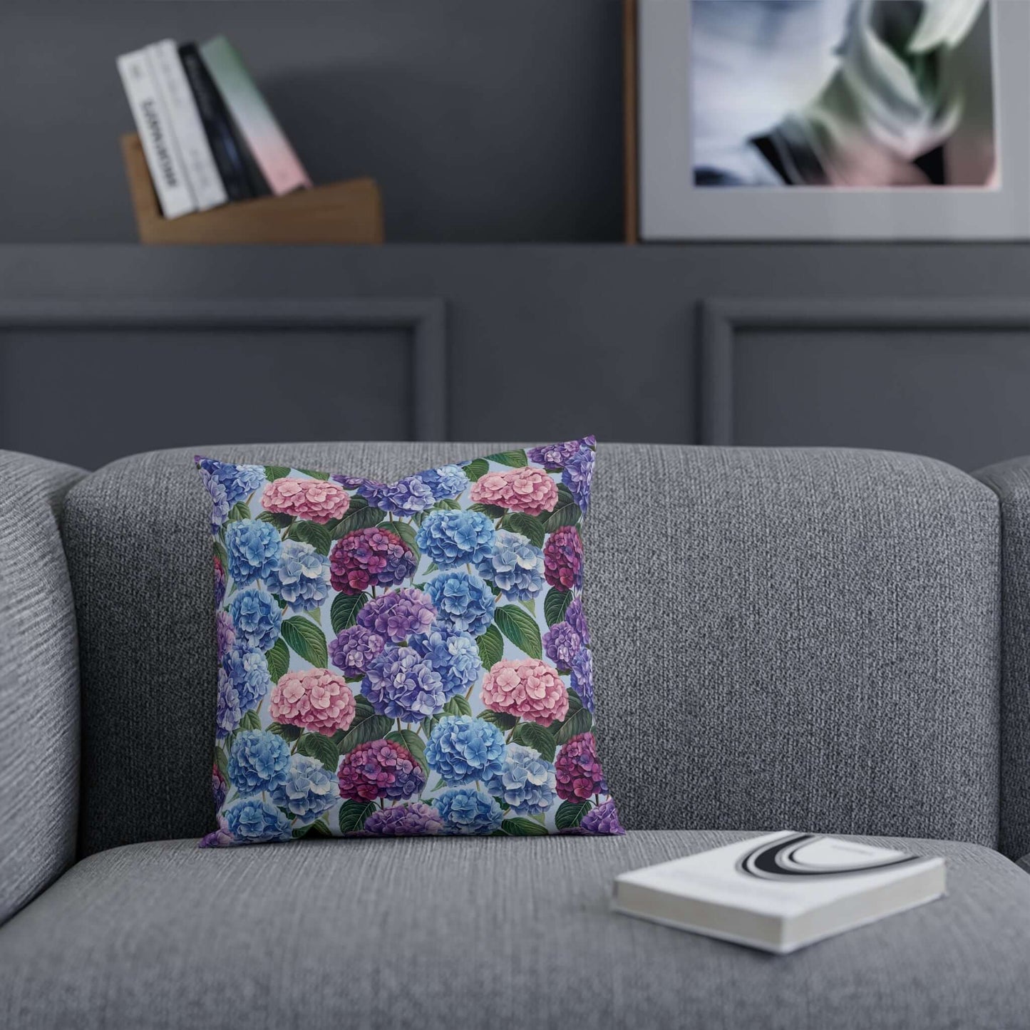 Blue Flower Cushion.