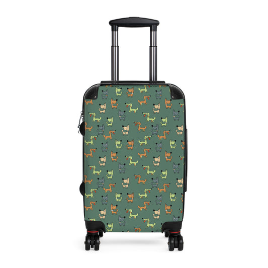 £235.54Cute Dogs SuitcaseTravel in style and cuteness with our Cute Dogs Suitcase! With its lightweight design and durable construction, it's perfect for trips of any length. The adorable dog print will make your luggage stand out, while the spacious inte