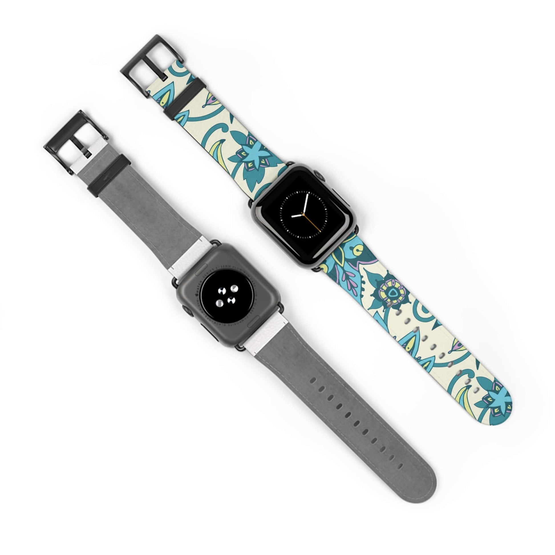 Summer Flowers Apple Watch BandEnhance your Apple Watch with our Summer Flowers band. This exquisite band features a delicate flower design, perfect for adding a touch of elegance to your wrist. Made with high-quality materials and a comfortable fit, it's