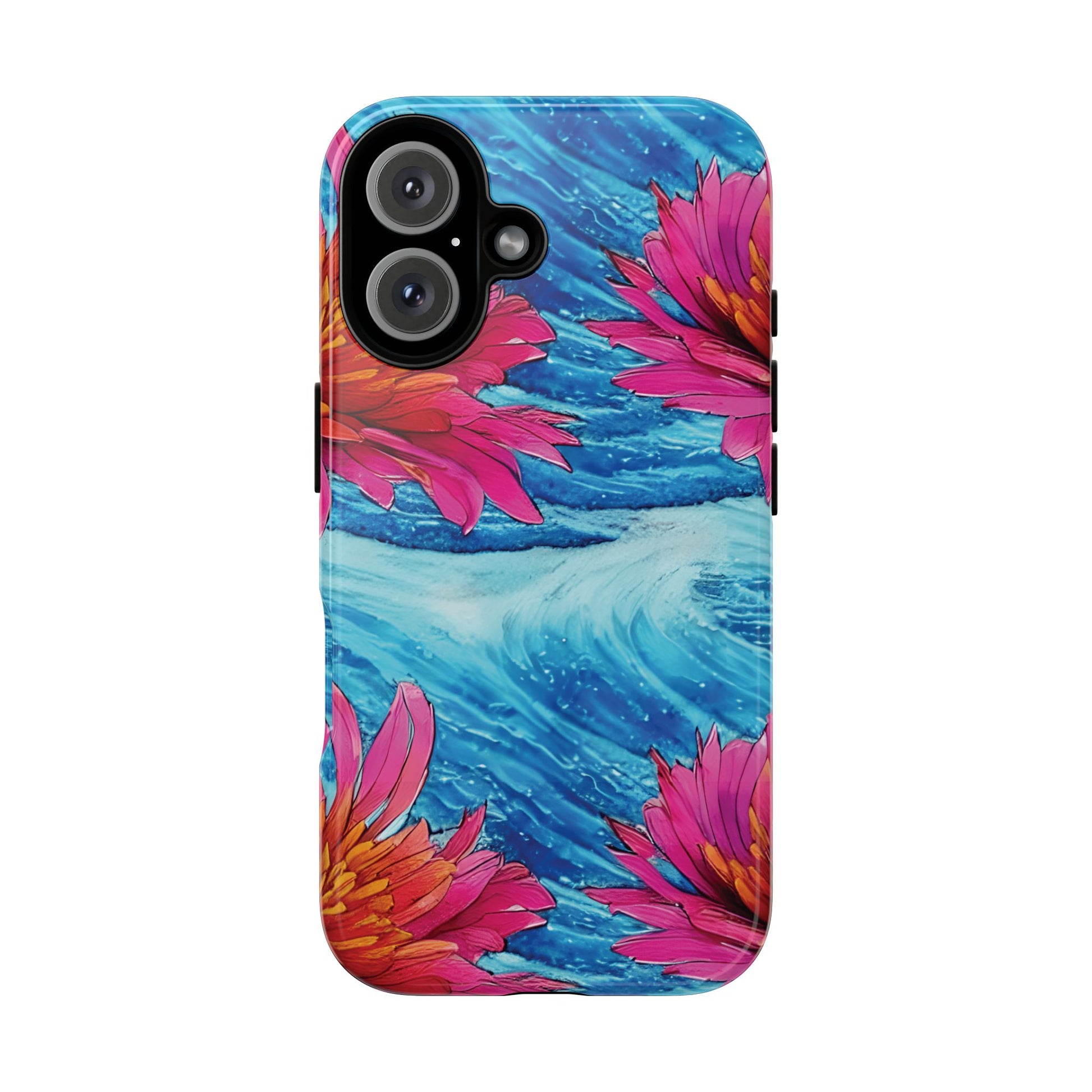 Waves & Flowers Phone Case   0