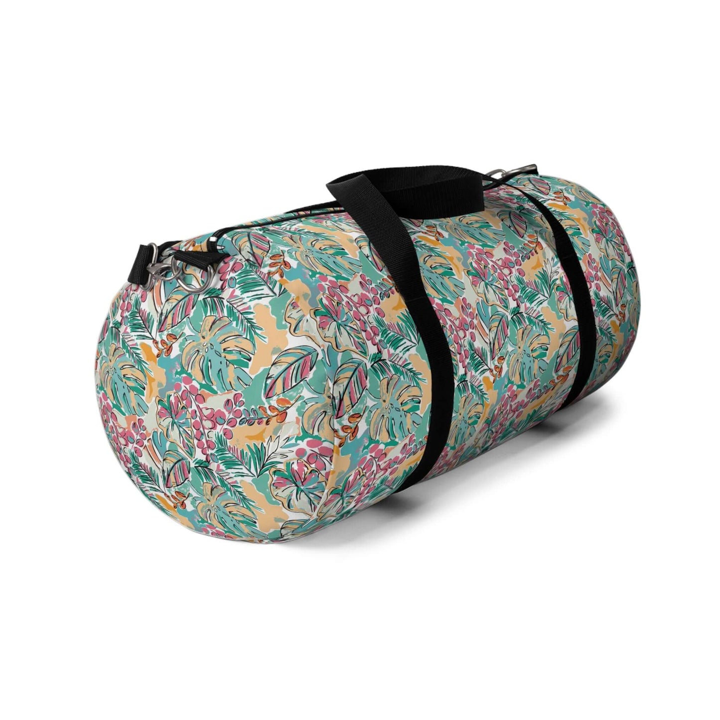 Vibrant Flowers Duffel BagIndulge in luxurious travel with our Vibrant Flowers Duffel Bag. Adorned with a striking floral design, this duffel bag is not only visually stunning but also highly functional. Its spacious interior allows for easy organization