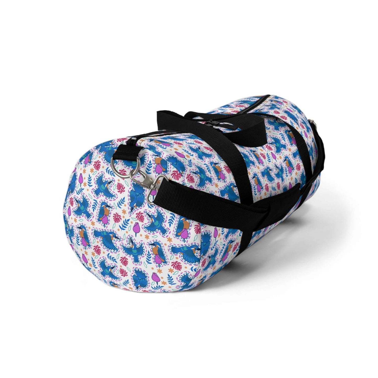 Kingfisher Bird Duffel BagThe Kingfisher Bird Duffel Bag is perfect for all your travel needs. Made from high-quality materials, it is durable and long-lasting. Its spacious design allows for easy packing and organization, while the kingfisher bird design