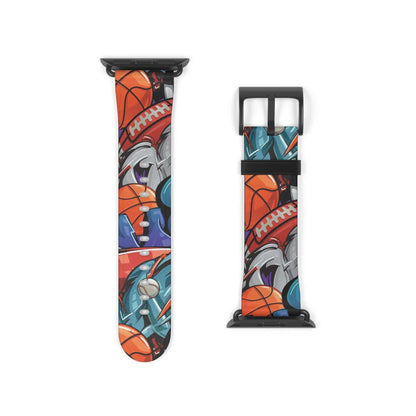 Basketball Sports Apple Watch BandScore on the court with our Basketball Sports Apple Watch Band! Made with decry technology, it's designed for maximum comfort and grip during intense games. Stay connected to the game and show off your love for basketball