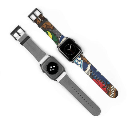 £41.87Bottle Caps Art Apple Watch BandIntroducing the exquisite Bottle Caps Art Apple Watch Band. With a unique dewcrip design, this luxurious band is a true work of art. Elevate your style with this exclusive accessory and make a bold statement. Experien