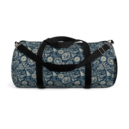 Marine Badges Duffel BagDesigned for the toughest marine conditions, this duffel bag is made from durable materials and features multiple pockets for organization. With a sleek and professional design, it's perfect for all your travel needs. Stay organize