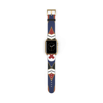 Barber Shop Pattern Apple Watch BandEnjoy a classic and timeless look with our Barber Shop Pattern Apple Watch Band. The dewcrip detail adds a unique touch to your everyday style. Made of durable materials, this band ensures comfort and long-lasting wear.