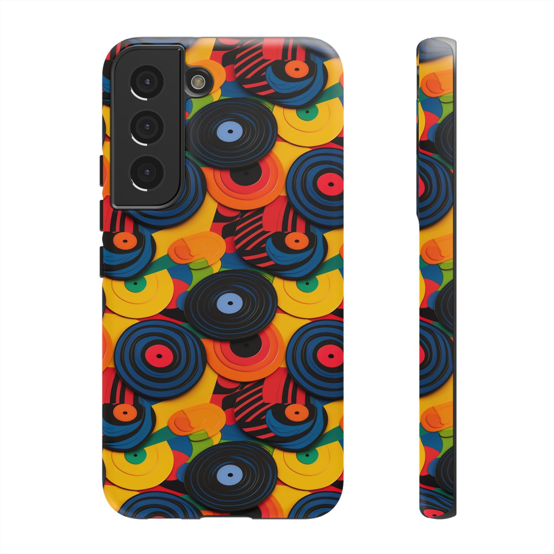 Colourful Vinyl Record Phone Case  