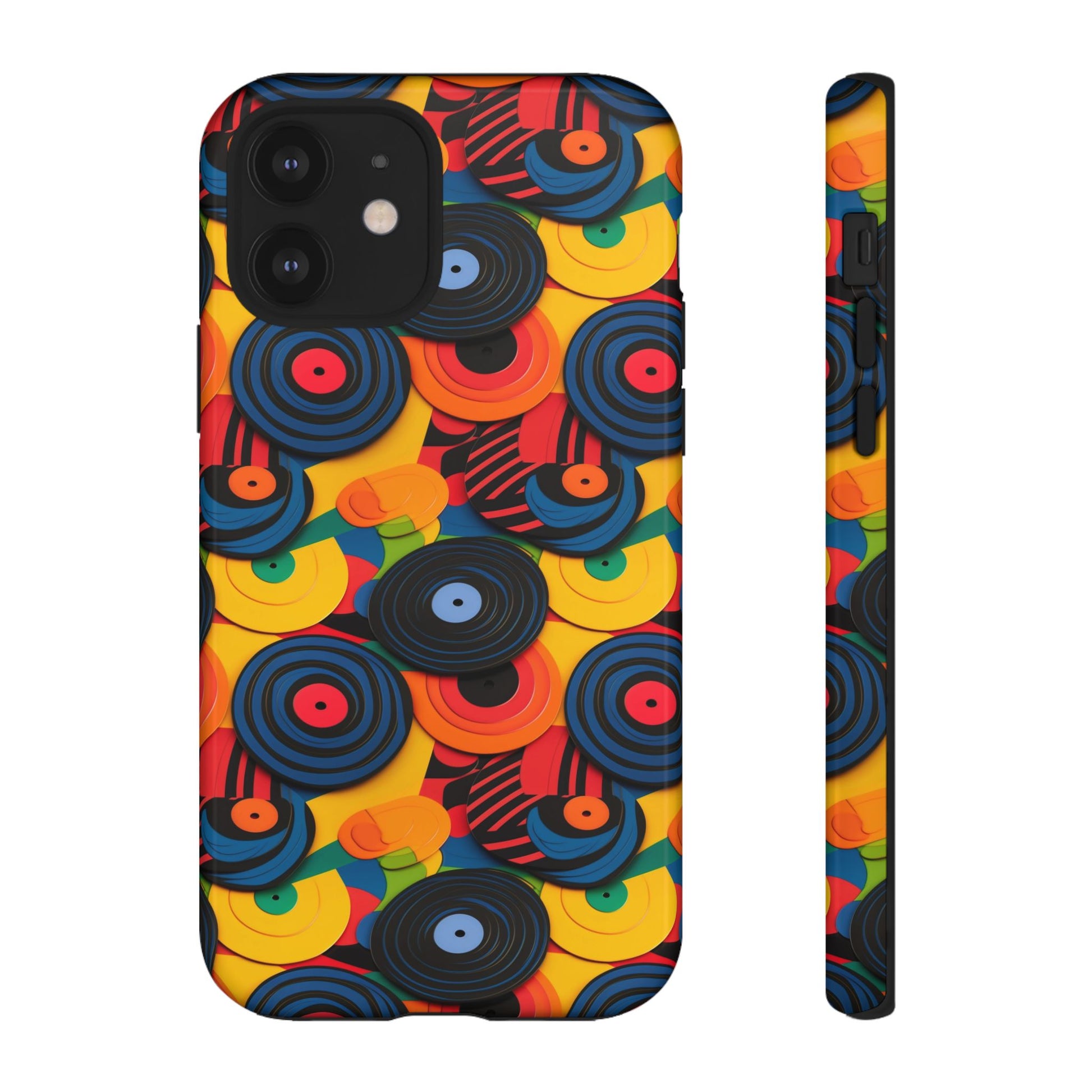 Colourful Vinyl Record Phone Case  