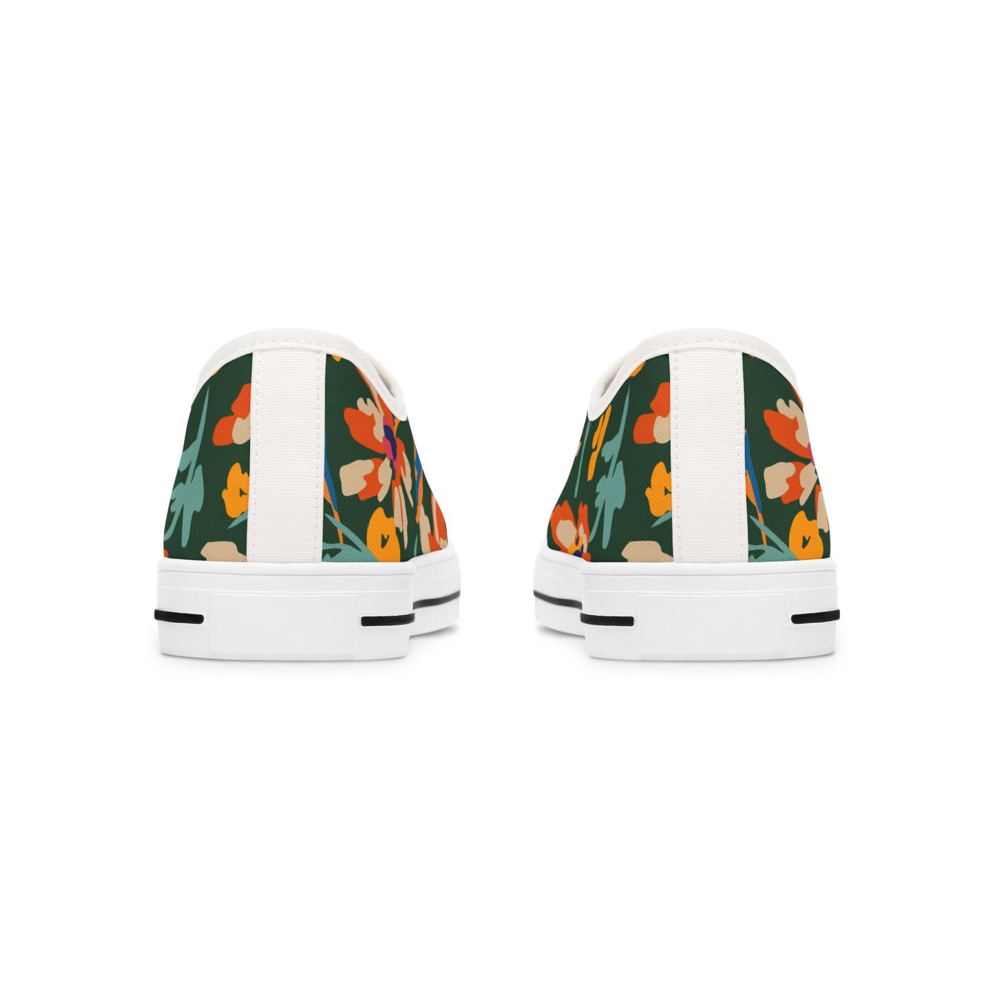 Women's Floral Low Top SneakersIndulge in the luxurious elegance of our Women's Floral Low Top Sneakers. These sneakers feature exquisite floral designs, adding a touch of sophistication to your every step. The low top design allows for effortless style a