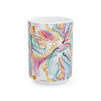 Wavey Lines MugIntroducing the Wavey Lines Mug - a work of art in your hands. With its elegant and exclusive design, every sip will transport you to the world of luxury. Made from premium materials, this mug is not just a functional piece, but a statement