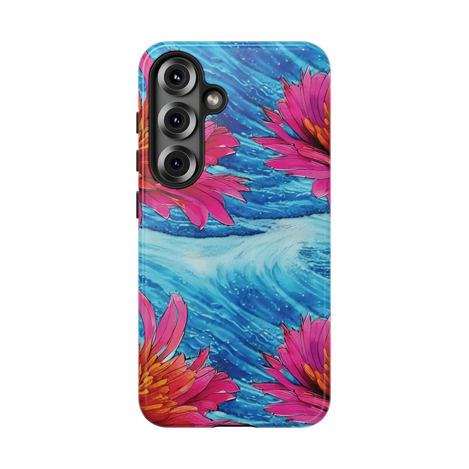Waves & Flowers Phone Case   0