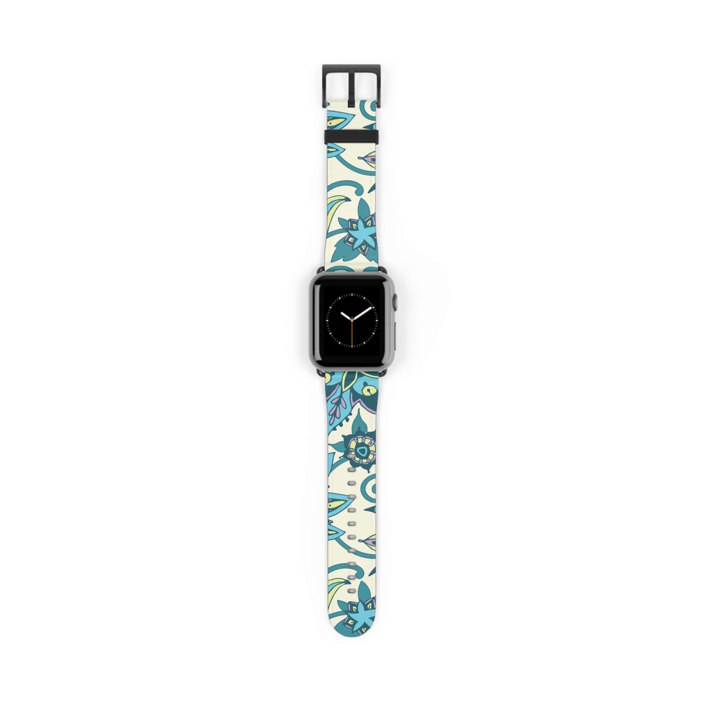 Summer Flowers Apple Watch BandEnhance your Apple Watch with our Summer Flowers band. This exquisite band features a delicate flower design, perfect for adding a touch of elegance to your wrist. Made with high-quality materials and a comfortable fit, it's