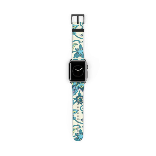 Summer Flowers Apple Watch BandEnhance your Apple Watch with our Summer Flowers band. This exquisite band features a delicate flower design, perfect for adding a touch of elegance to your wrist. Made with high-quality materials and a comfortable fit, it's