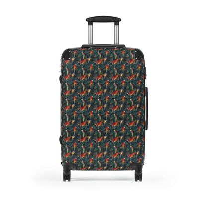 Tropical Parrots SuitcaseTransport your belongings in style with our Tropical Parrots Suitcase. This vibrant and eye-catching suitcase features a beautiful parrot design that is sure to turn heads. With its durable and spacious interior, you can travel wi