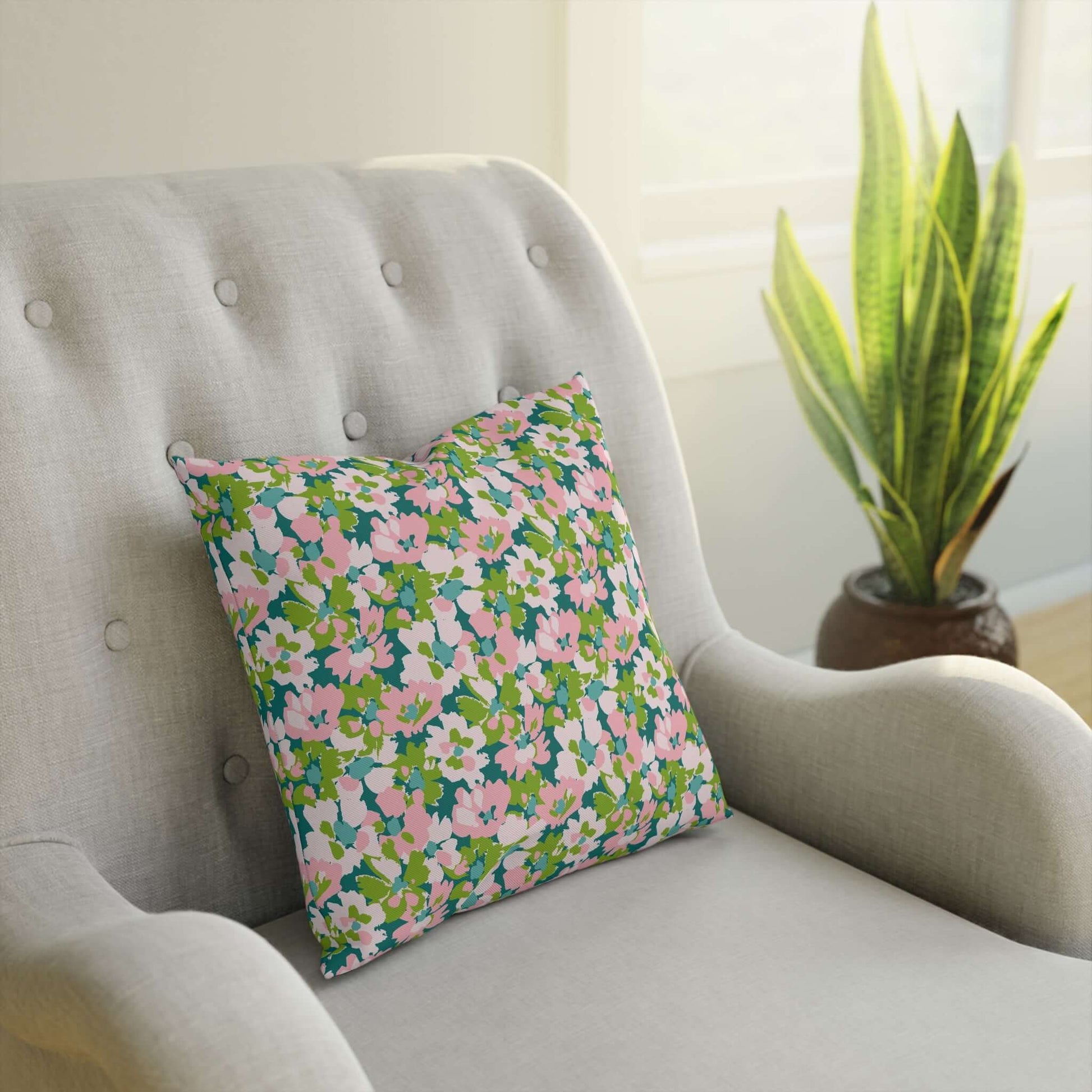 Floral Cushion.