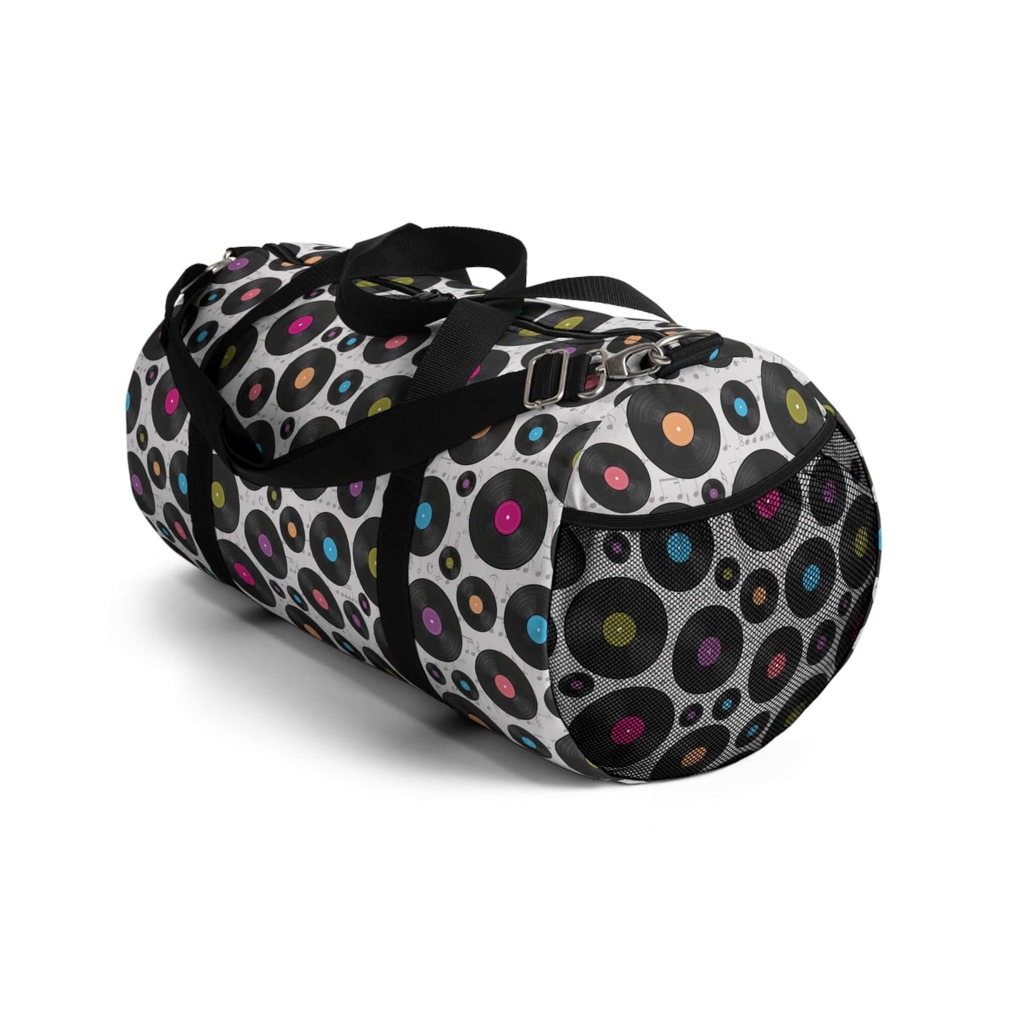 £73.00Vinyl Duffel BagKeep your gear safe and stylish with our Vinyl Duffel Bag. This durable bag is perfect for all your adventures, whether you're hitting the gym or traveling. With a spacious interior and reinforced handles, it can handle all your esse