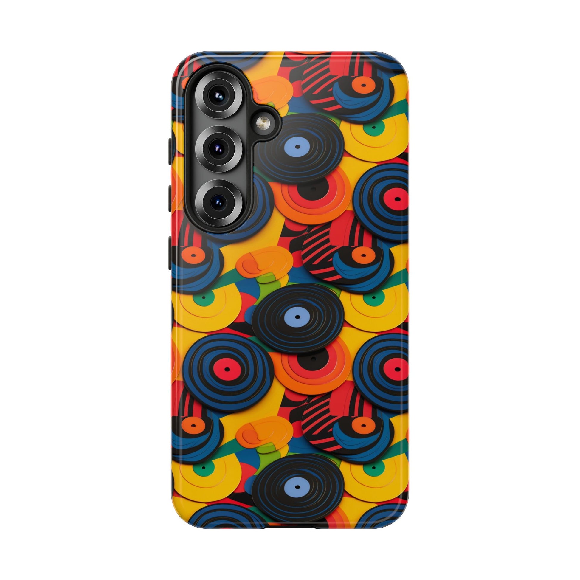 Colourful Vinyl Record Phone Case  