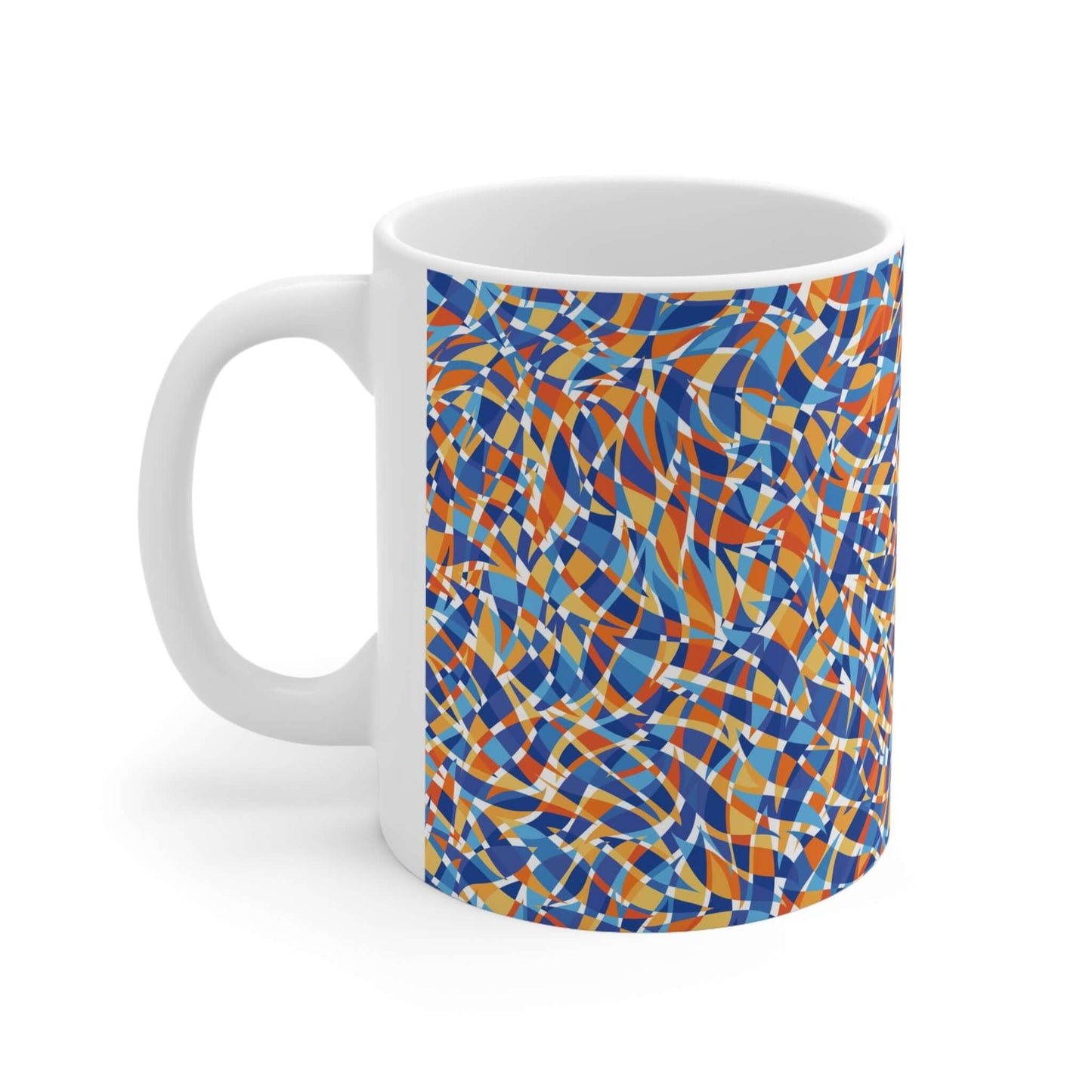 Stained Glass MugIntroducing our sophisticated Stained Glass Mug, crafted with intricate glass detailing and a luxurious finish. Sip your favorite beverage in style and elevate your daily routine with this elegant and tasteful addition to your collection.