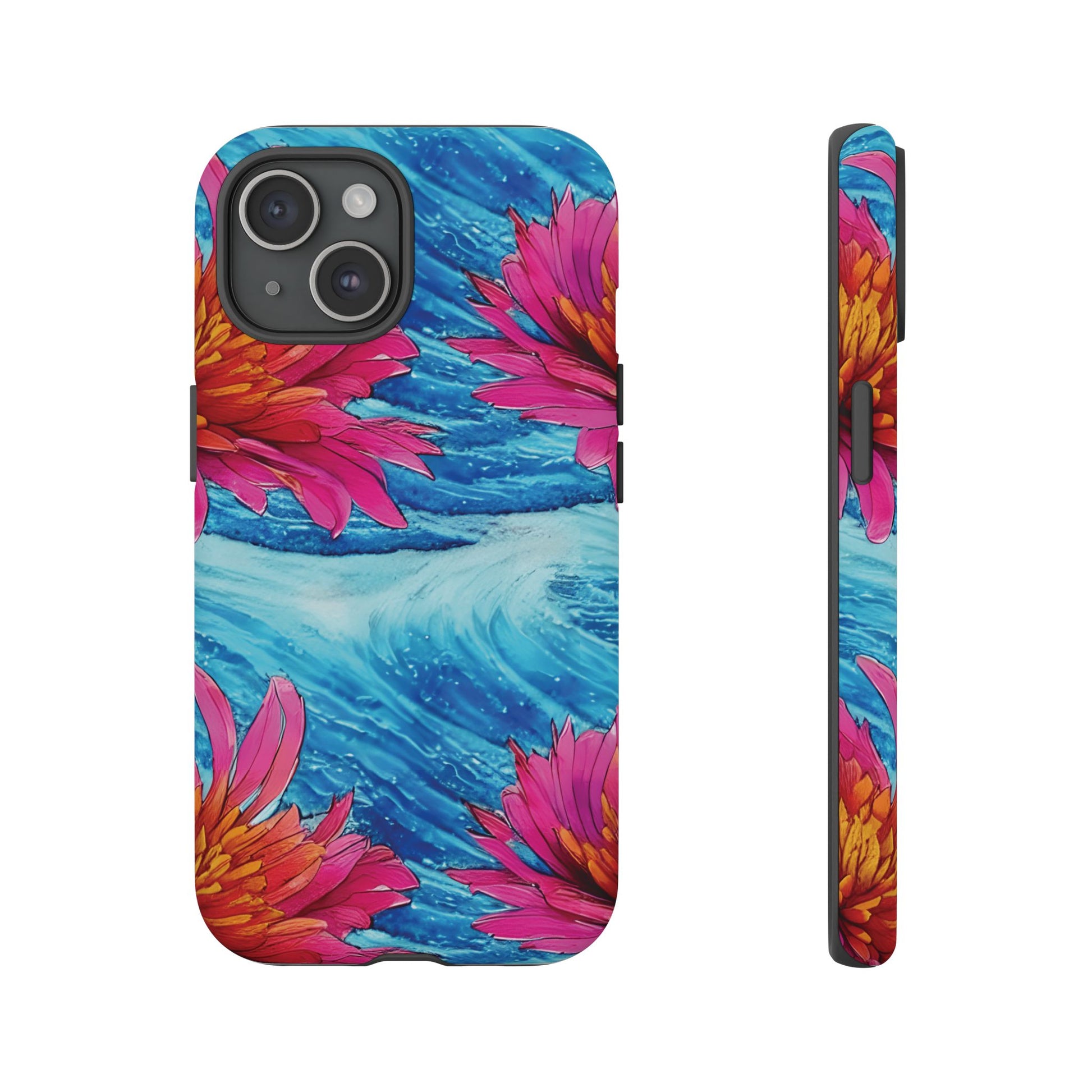 Waves & Flowers Phone Case   0