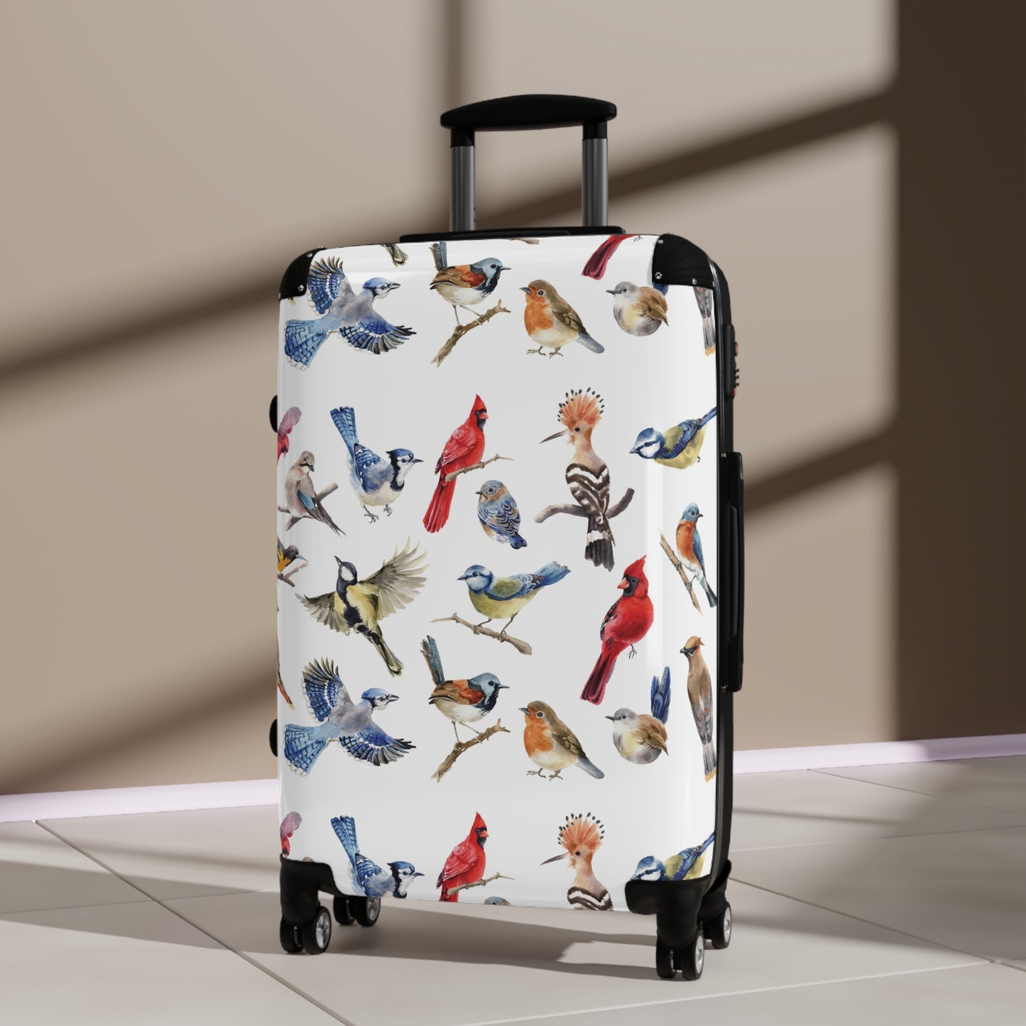 Bird SuitcaseBe the envy of all travellers with the Bird Suitcase. Handcrafted with premium materials, this elegant suitcase is the perfect combination of style and functionality. Its spacious interior and smooth rolling wheels make traveling a breeze. El