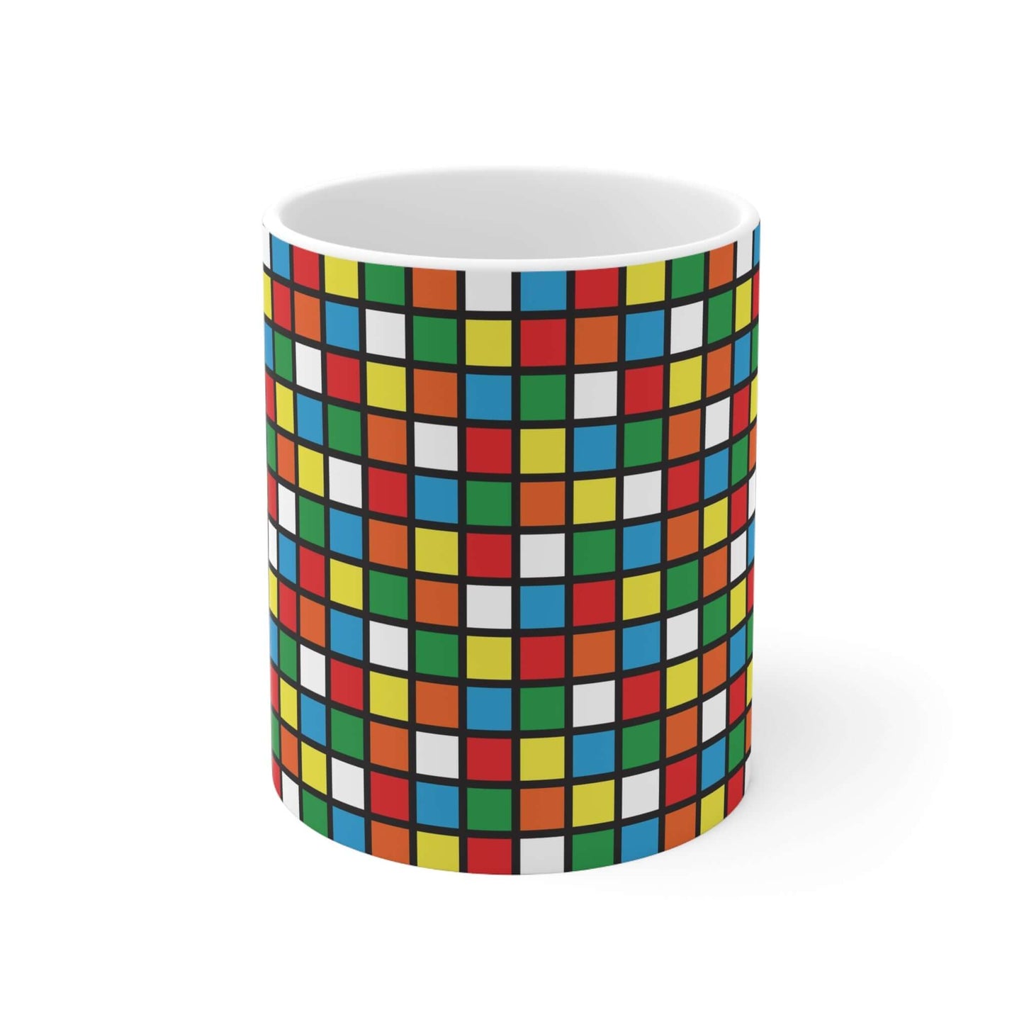 Rubix Cube MugGet your caffeine fix in style with our Rubix Cube Mug! Perfect for puzzle enthusiasts and coffee lovers, this mug is sure to bring some playful fun to your daily routine. With its colourful design and unique shape, it's a must-have for any