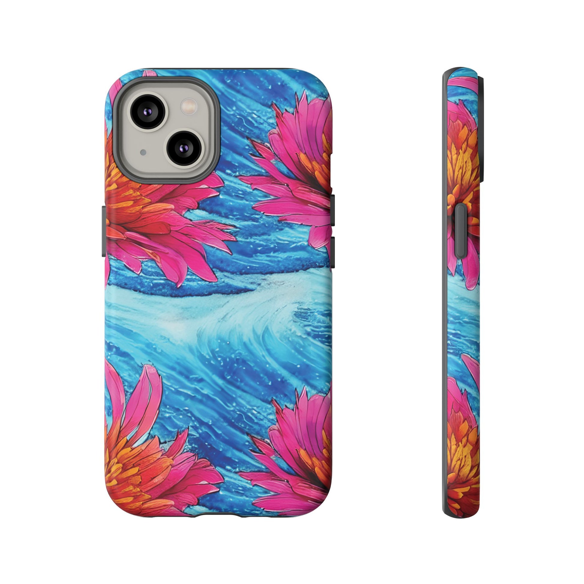 Waves & Flowers Phone Case   0