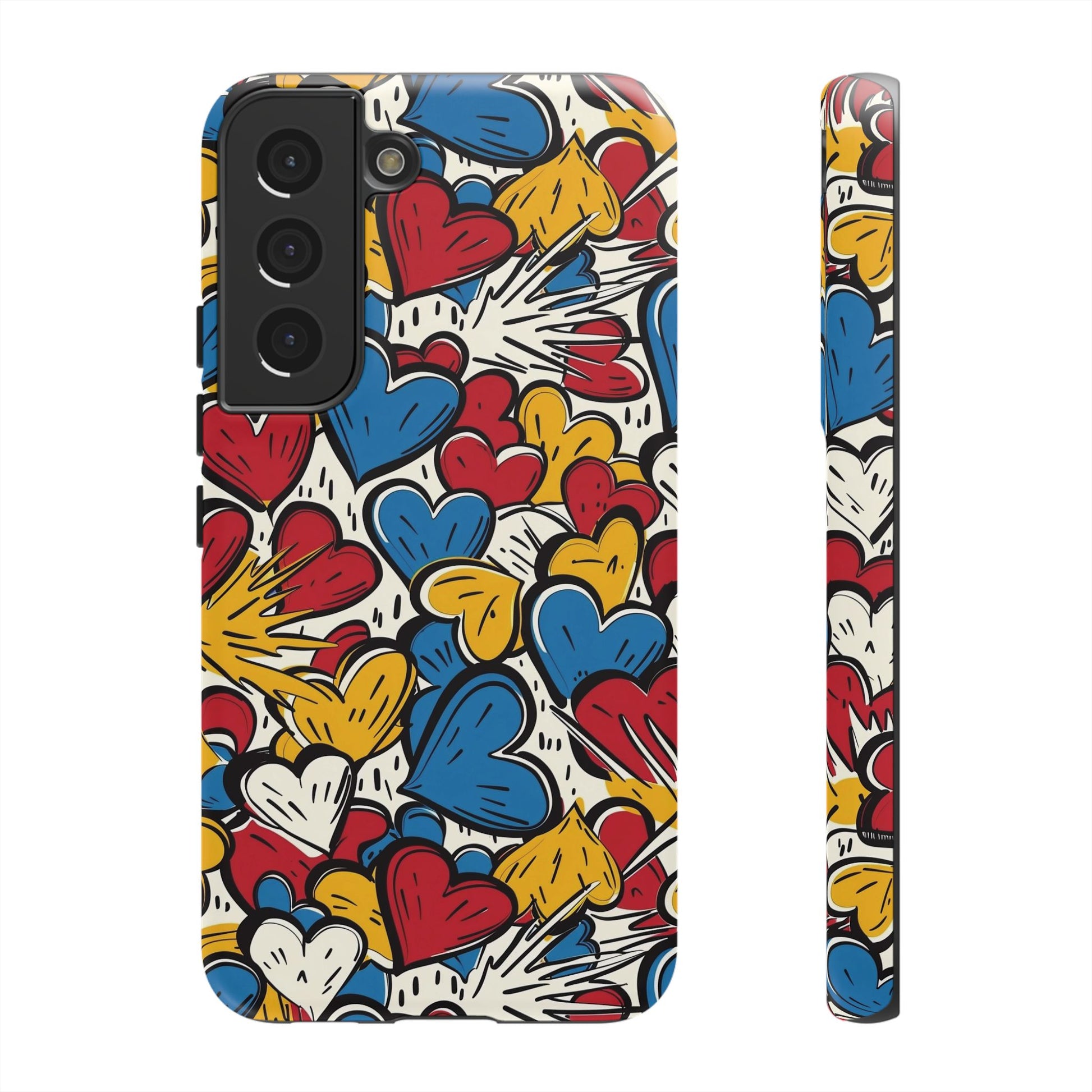 Colorful Heart Phone Case  