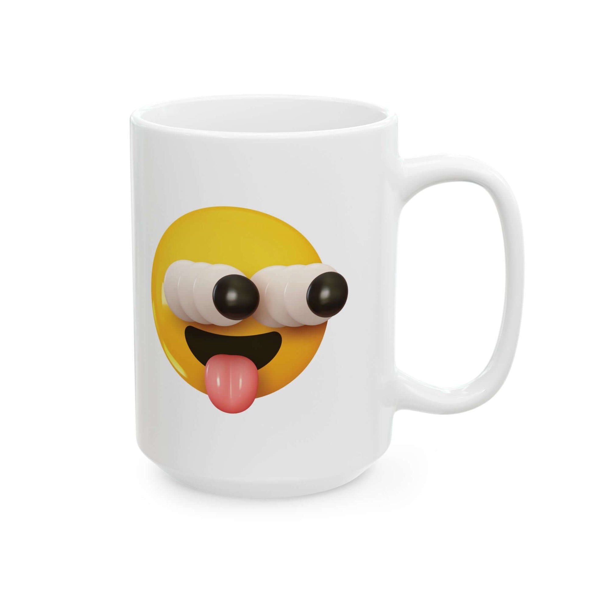 Eyes Popping Out MugGet ready for a cup of coffee that will make your eyes pop out (not literally)! The Eyes Popping Out Mug is a quirky and playful addition to your morning routine. With its unique design, it's sure to bring a smile to your face, making