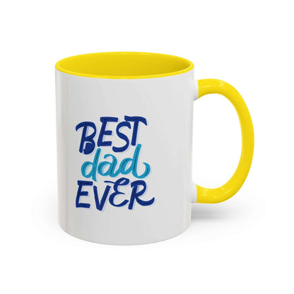 Best Dad Ever MugPut a smile on your dad's face (and coffee in his cup) with our Best Dad Ever Mug! Perfect for Father's Day, this mug is both practical and heart-warming. Show your dad how much you care with every sip. .: Material: white ceramic with col