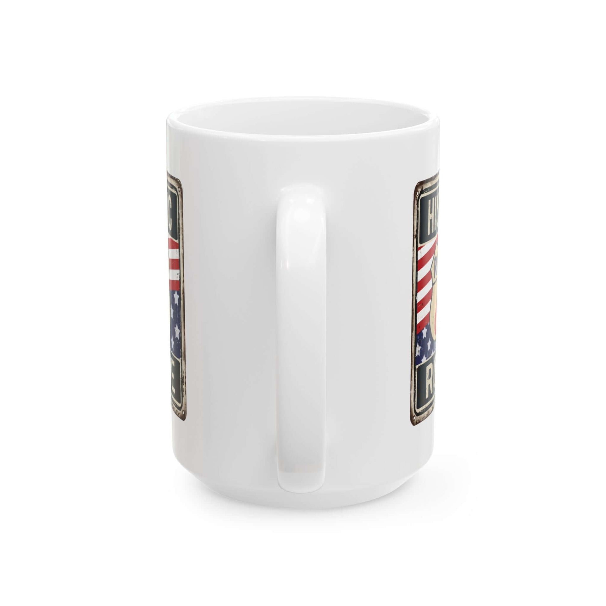 Historic Route 66 MugThis Historic Route 66 mug is the perfect way to commemorate your travels along this iconic road. Made from durable ceramic and featuring a detailed design, this mug is both functional and collectible. Start your day with a sip of nos