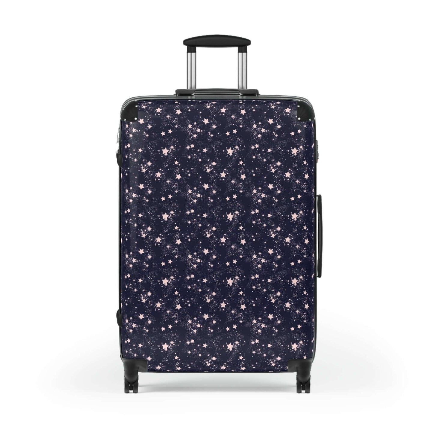 Space Galaxy SuitcasePack your bags and blast off on your next adventure with our Space Galaxy Suitcase! This sleek and sturdy luggage features a stunning galactic design that will make you stand out from the crowd. With its durable construction and spaci