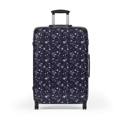 Space Galaxy SuitcasePack your bags and blast off on your next adventure with our Space Galaxy Suitcase! This sleek and sturdy luggage features a stunning galactic design that will make you stand out from the crowd. With its durable construction and spaci