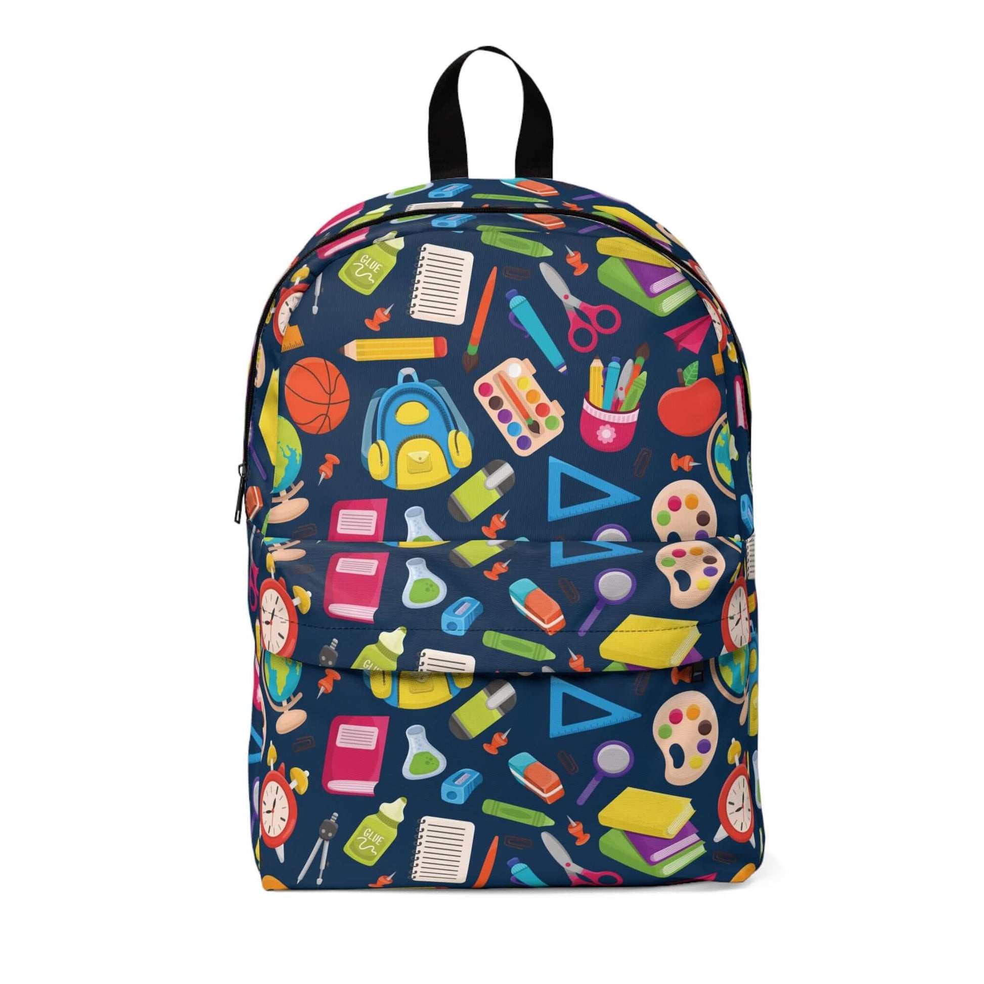 £60.19Back to school BackpackThis backpack is the perfect choice for students heading back to school. With its spacious design and multiple pockets, it provides plenty of room for books, supplies, and even a laptop. The durable material ensures long-lasti