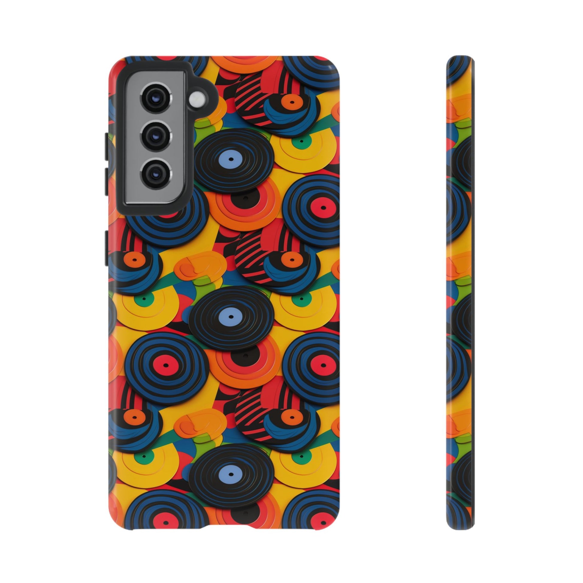 Colourful Vinyl Record Phone Case  