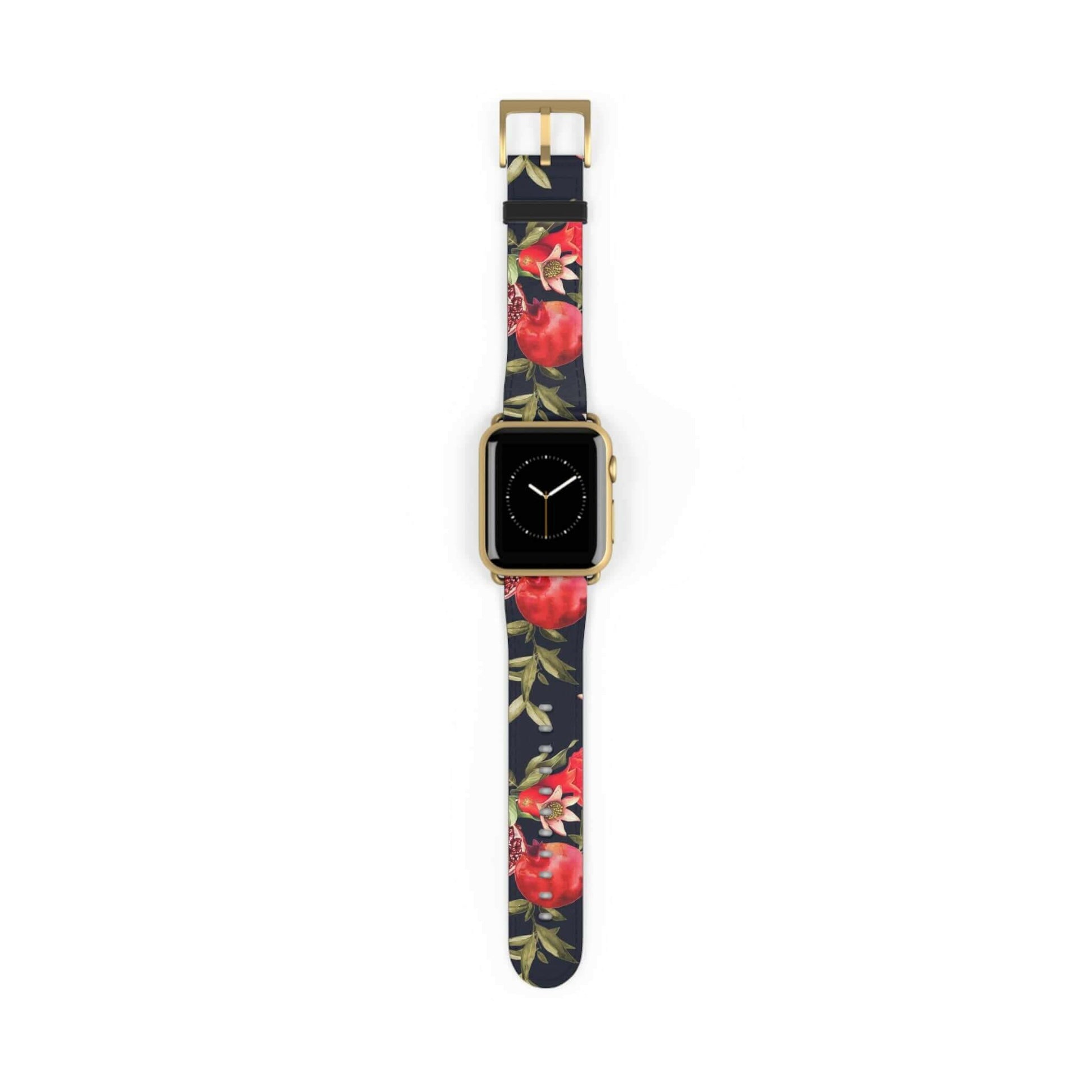 Floral Pomegranate Apple  Watch Band - - Nexware Designs 
