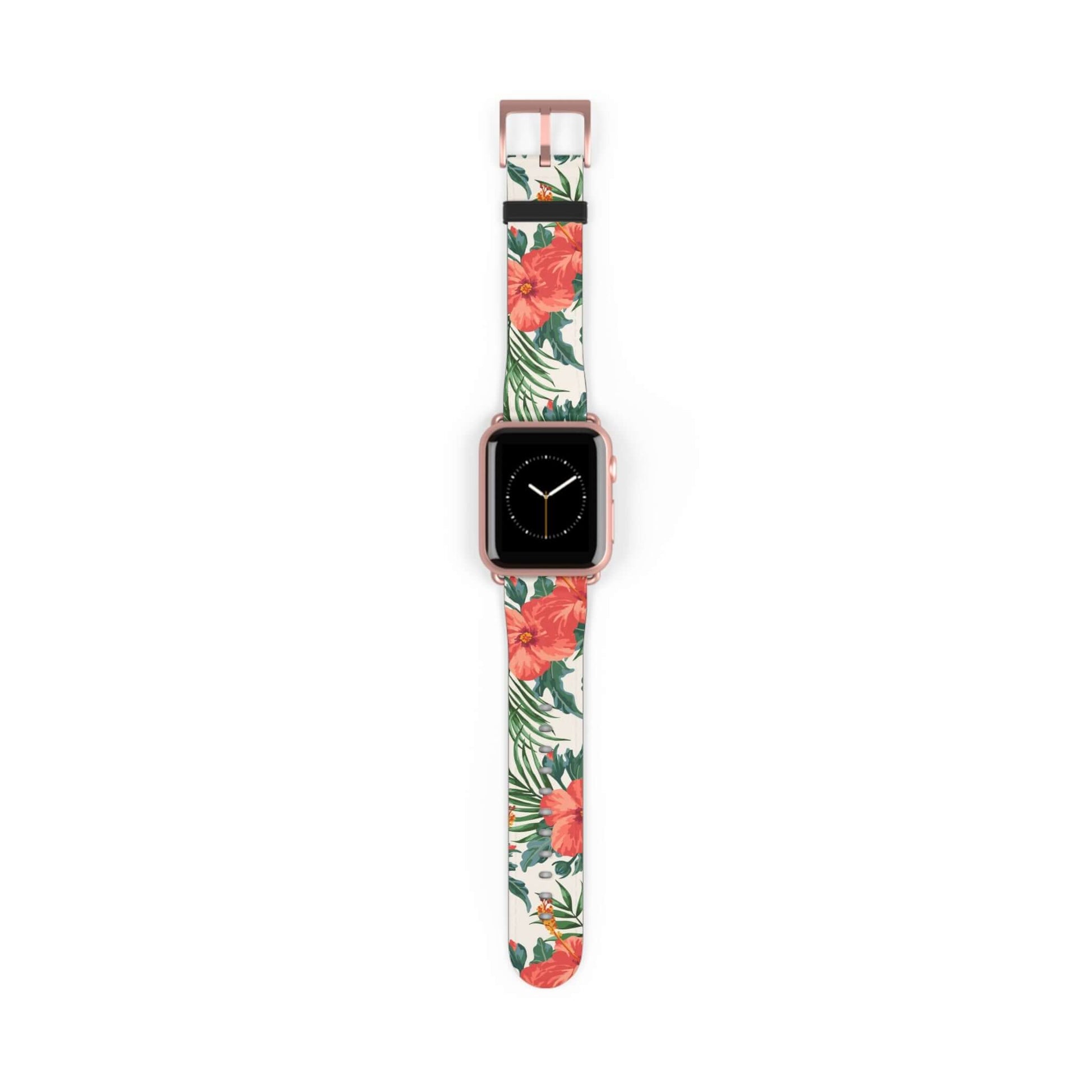 Tropical Floral apple  Watch Band - Nexware Designs 
